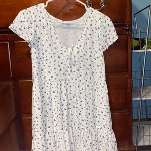 American Eagle Floral Babydoll Dress